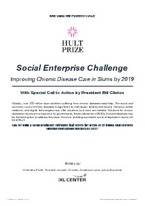 IXL Social Enterprise Case Studies Chronic Diseases October, 2013