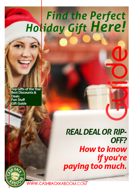 Cash Back Kaboom Holiday Gift guide December 2014