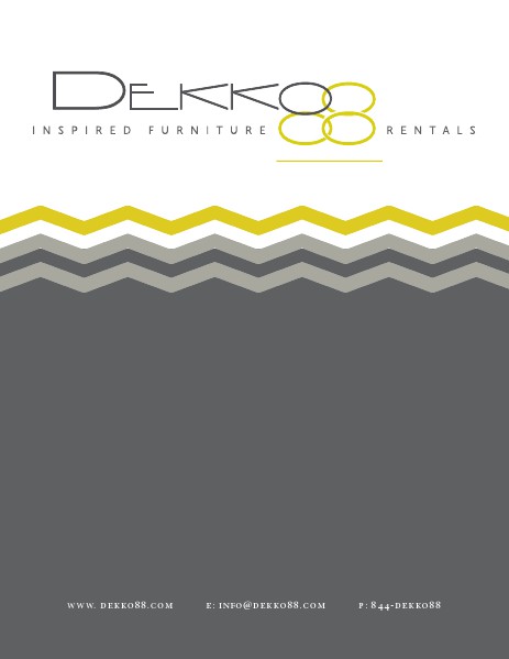 DEKKO88 Lounge Furniture Rental 2014