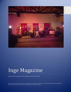 Revista del Centro de Estudiantes de Ingenieria U.N.A. Inge_Magazine1