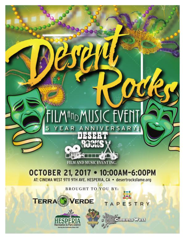 Desert Rocks Film and Music Event Desert Rocks 2017 Program
