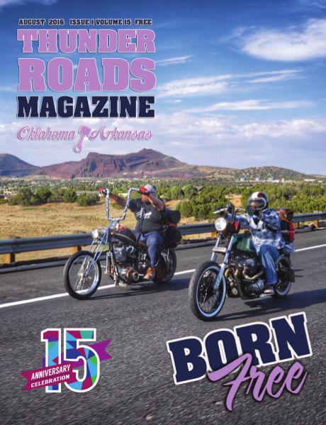 Thunder Roads Magazine of Oklahoma/Arkansas August 2016