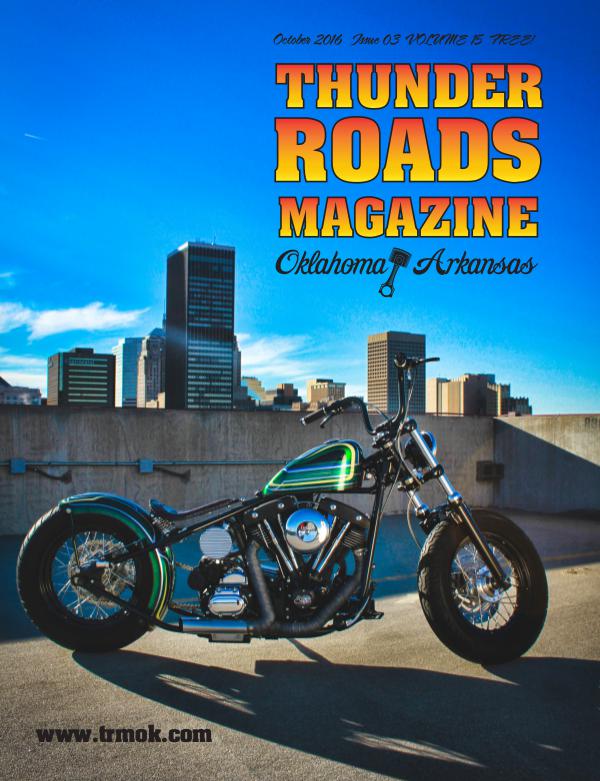 Thunder Roads Magazine of Oklahoma/Arkansas October 2016