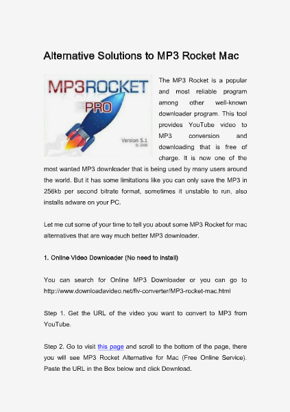 MP3RocketMac Feb 2014