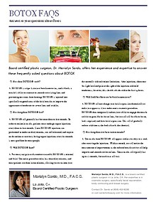 Botox FAQ