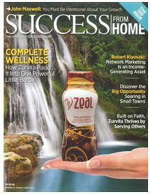 Success From Home Magazine - April 2014 Zurvita