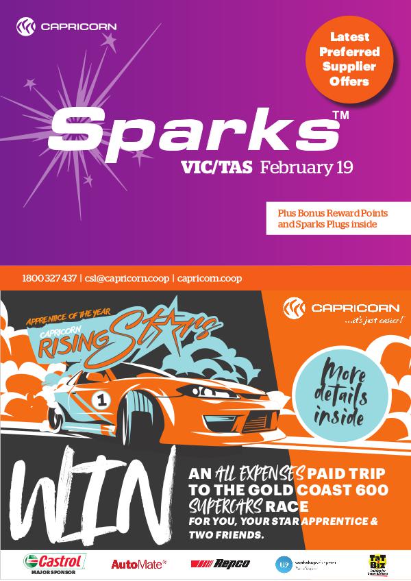 Sparks Victoria FEBRUARY 2019 VIC SPARKS PRINT