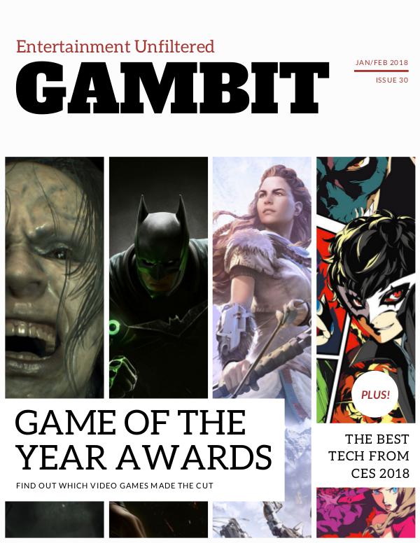 GAMbIT Magazine #30 Jan/Feb 2018