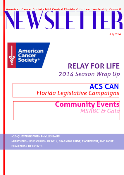ACS Mid-Central Florida E-Newsletter July 2014