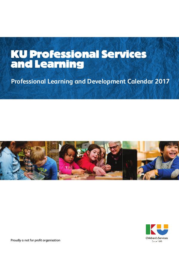KU Professional Learning NSW Calendar 2017