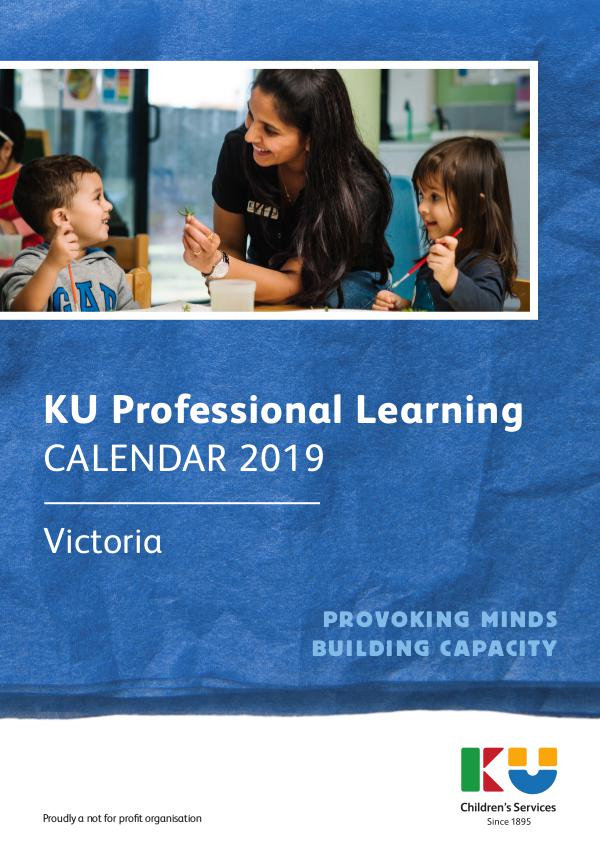 KU Professional Learning VIC Calendar 2019