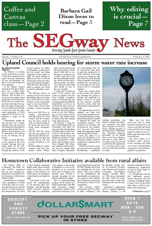 The SEGway News Issue 18