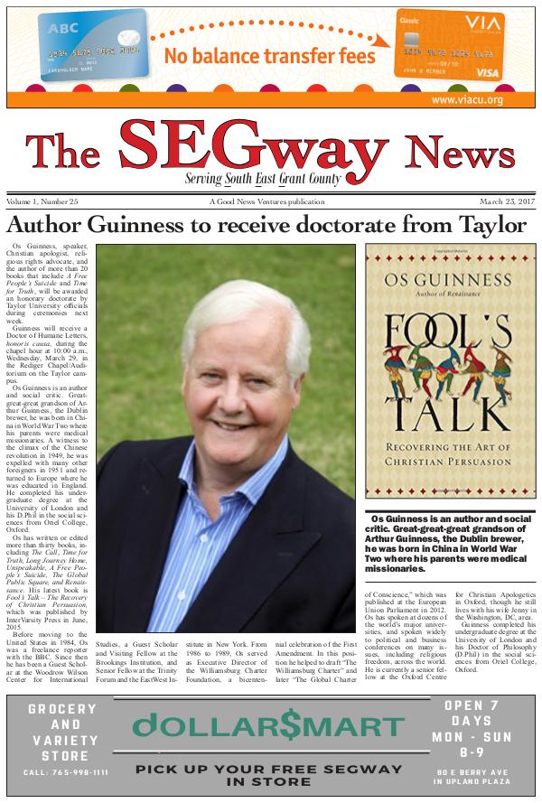 The SEGway News Issue 24, March 22 2017