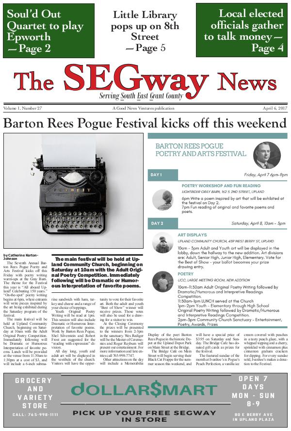The SEGway News Issue 26 , April 6 2017