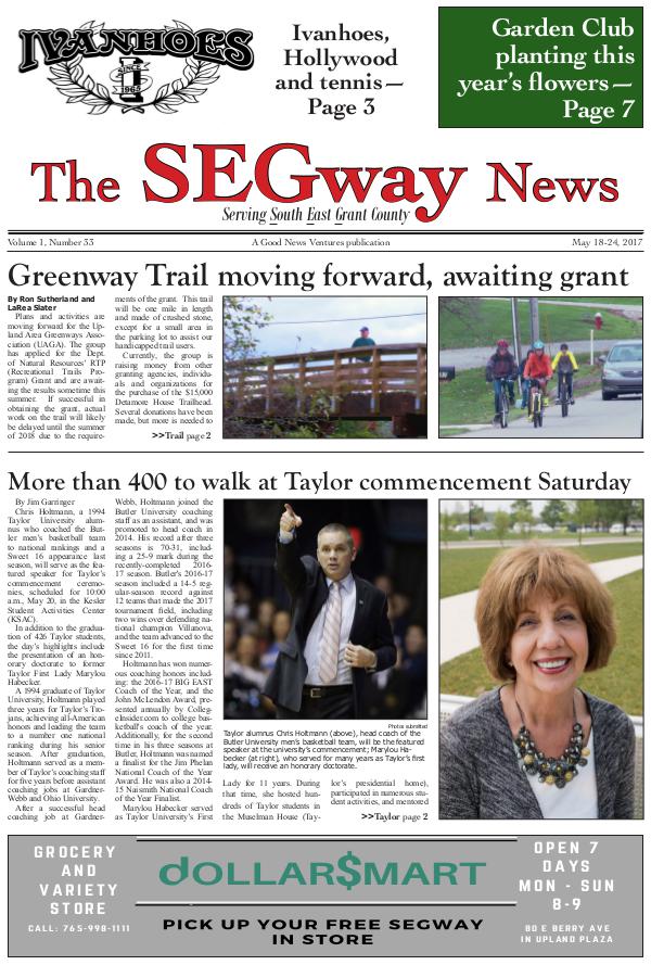 The SEGway News Issue 32, 18 May 2017