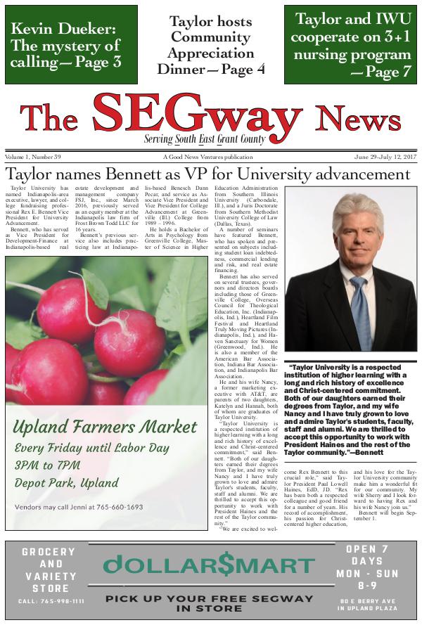 The SEGway News Issue 38, 29 June 2017