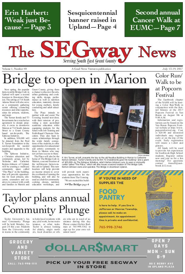 The SEGway News Issue 39, 13 July 2017
