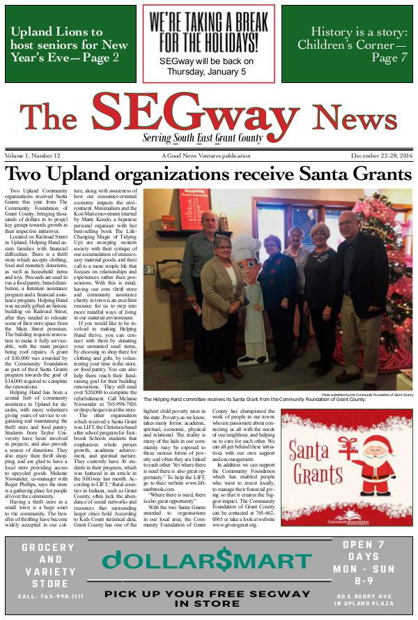 The SEGway News Issue 12