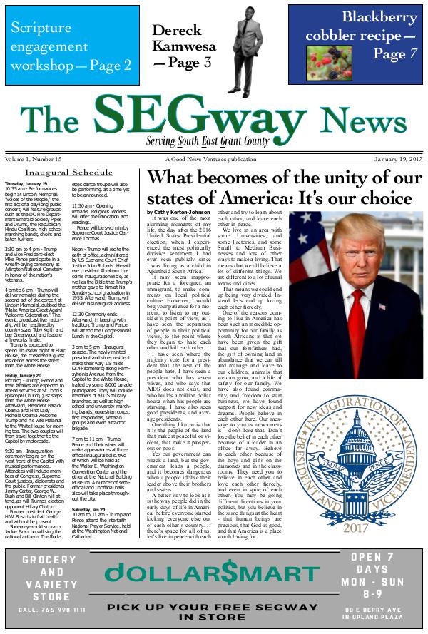 The SEGway News Issue 15