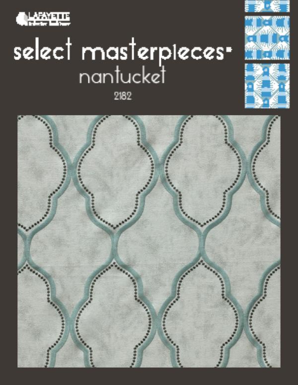 Select Masterpieces Fabric Collections by Lafayette Interior Fashions Book 2182, Nantucket