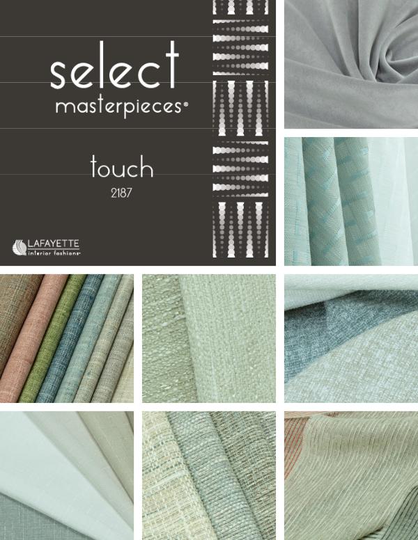 Select Masterpieces Fabric Collections by Lafayette Interior Fashions Book 2187, Touch