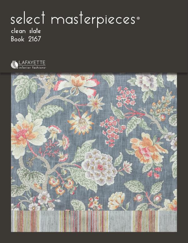 Select Masterpieces Fabric Collections by Lafayette Interior Fashions Book 2167, Clean Slate