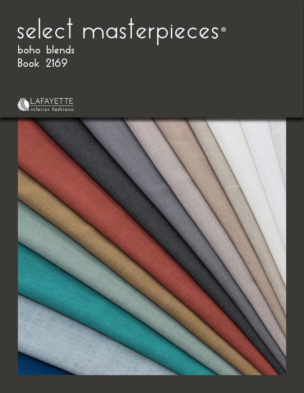 Select Masterpieces Fabric Collections by Lafayette Interior Fashions Book 2169, Boho Blends