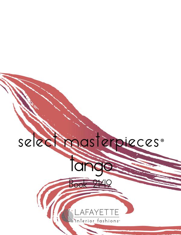 Select Masterpieces Fabric Collections by Lafayette Interior Fashions Book 2149, Tango