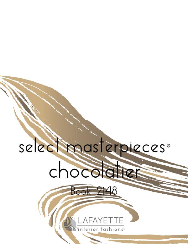 Select Masterpieces Fabric Collections by Lafayette Interior Fashions Book 2148, Chocolatier