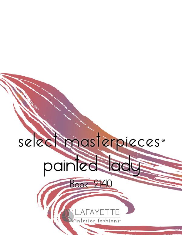 Select Masterpieces Fabric Collections by Lafayette Interior Fashions Book 2140, Painted Lady