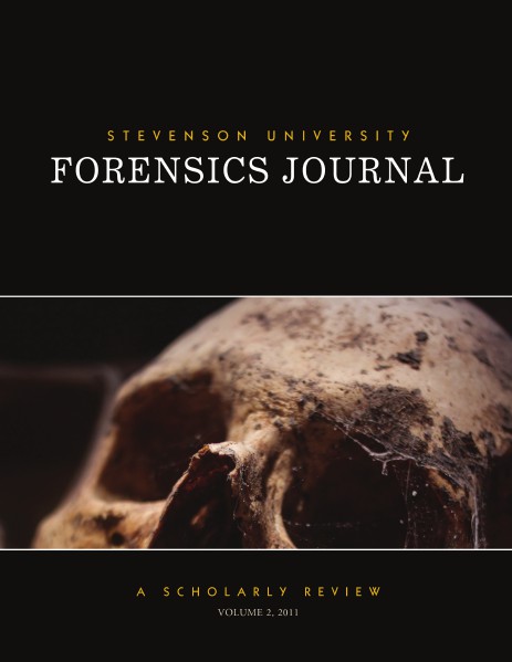 Forensics Journal - Stevenson University 2011