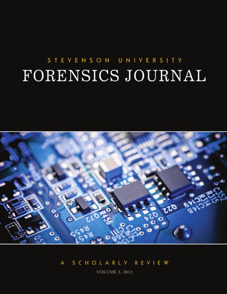 Forensics Journal - Stevenson University 2012