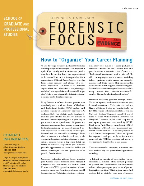 Forensic Focus Spring 2014
