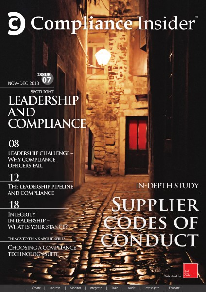Compliance Insider® Issue 7 Nov–Dec 2013