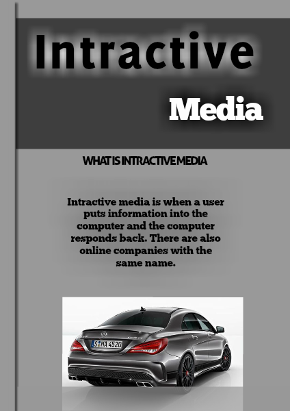 Intractive media Interactive media