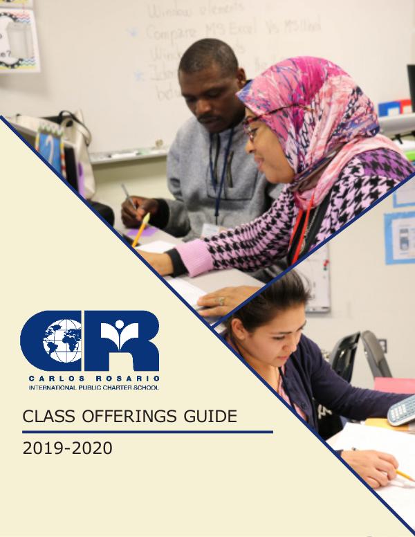 Class Offerings 2019-2020