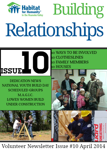 Building Relationships Issue #10 April 2014