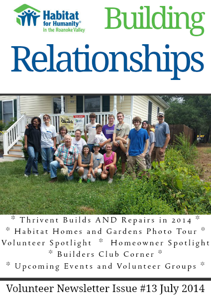 Building Relationships Issue #13 July 2014