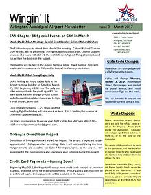 Wingin' It - Arlington Municipal Airport Newsletter