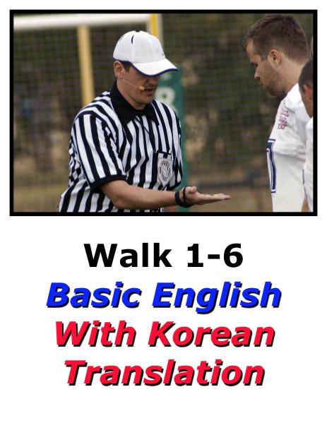 Learn English Here with Korean Translation-Walk 1 #1-6