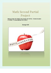 Math second partial project