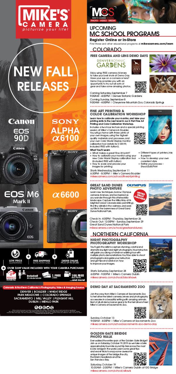 Mike's Camera Weekly Ad Mike's Camera NEW FALL RELEASES