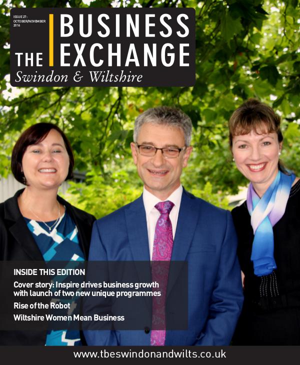 The Business Exchange Swindon & Wiltshire Edition 27: Oct/Nov 2016