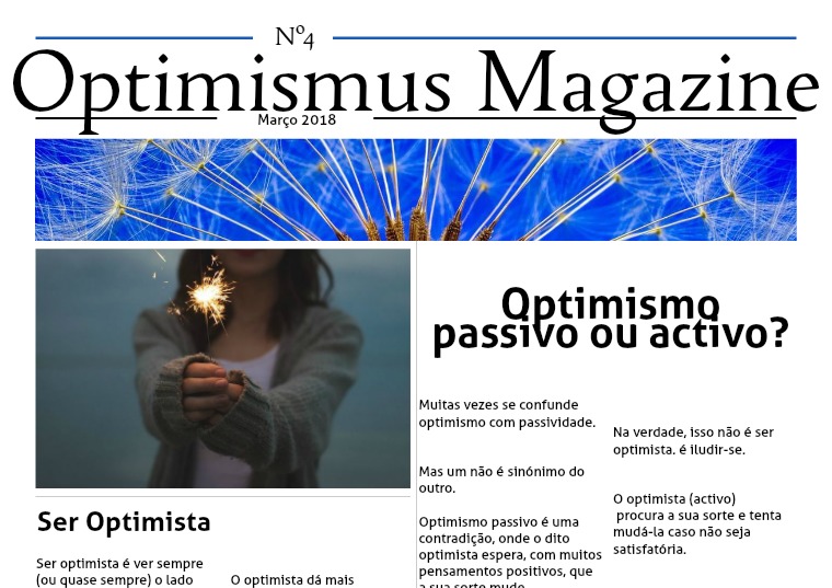 Optimismus Journal OM Março