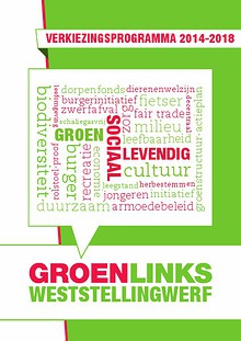Verkiezingsprogramma GroenLinks Weststelling 2014-2018