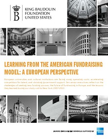Learning from the American Fundraising Model: A European Perspective