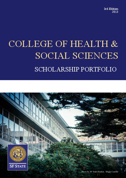 COLLEGE OF HEALTH AND SOCIAL SCIENCES SCHOLARSHIP PORTFOLIO (2013)