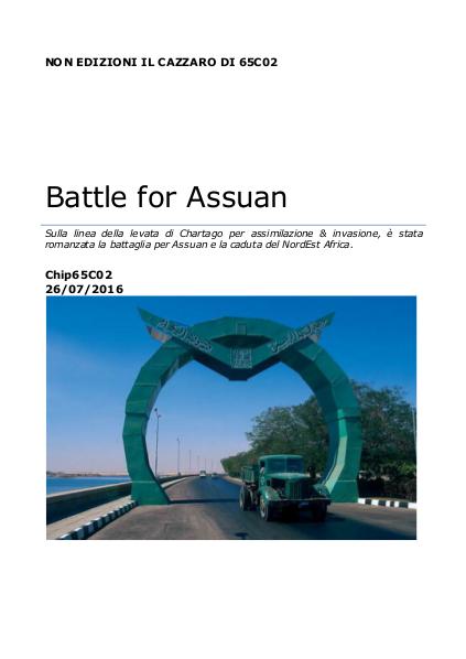 la battaglia per Assuan climate fiction - guerre del cambiamento climatico