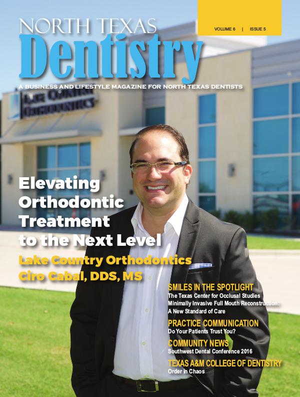 North Texas Dentistry Volume 6 Issue 5 North Texas Dentistry Volume 6 Issue 5
