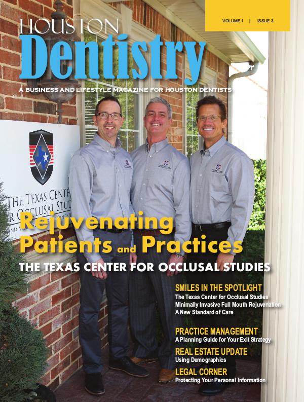 Houston Dentistry Volume 1 Issue 3 The Texas Center for Occlusal Studies